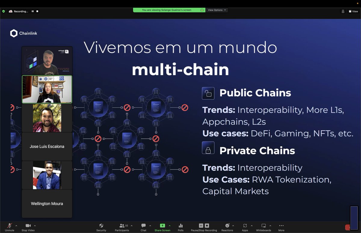 jeffbeltrao's tweet photo. Chainlink #CCIP Masterclass in Portuguese is happening right now!
@solangegueiros is on the stage! 🇧🇷🇵🇹🚀
#Chainlink #ChainlinkPT #ChainlinkCommunity #Web3 #ChainlinkCCIP #Solidity https://t.co/Dh6d6UUJrA