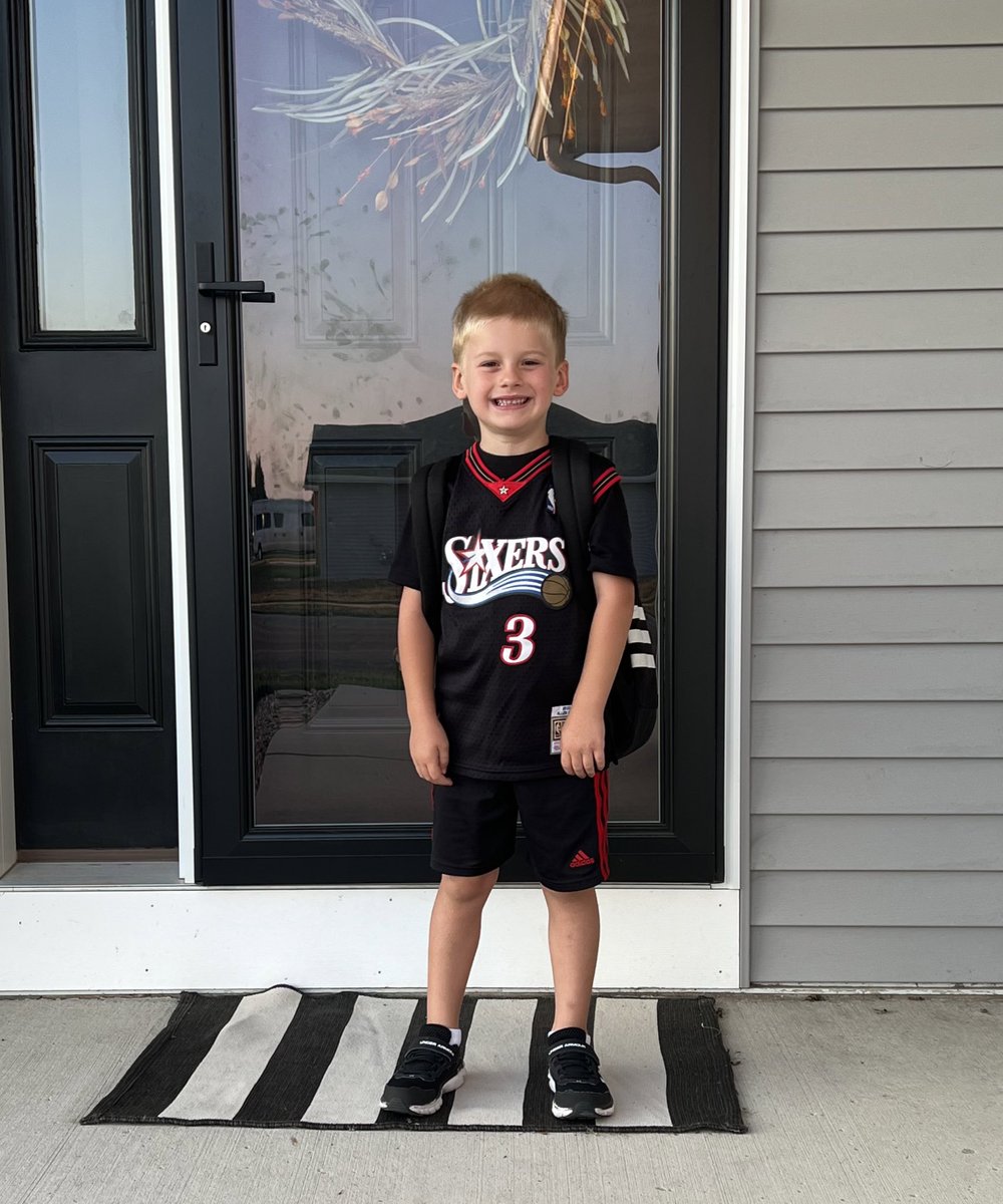 Cashton 1st day of school pic! We love you and we are so proud! @SMSU_CoachSmith