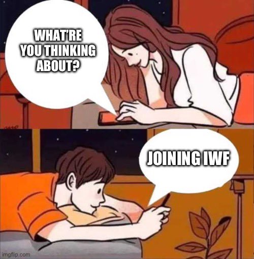 iwf2013's tweet image. Stop thinking.
Start doing.

iwf2013.proboards.com