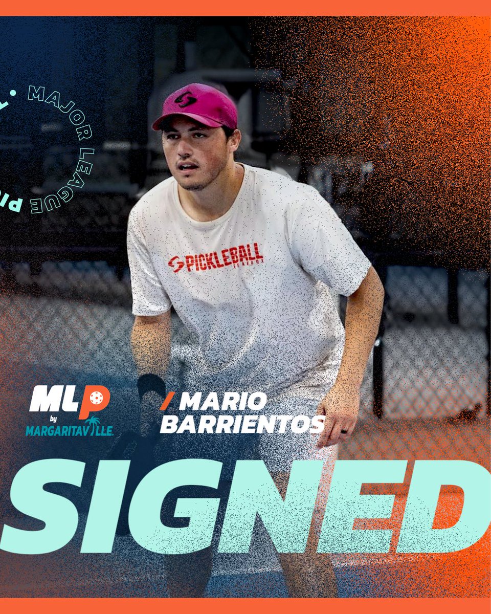 MajorLeaguePB's tweet photo. ✍️ MARIO BARRIENTOS ✍️

The Chilean pickleballer is in 🇨🇱 Mario has signed a three-year contract with Major League Pickleball, 2024 through 2026 💪

#MajorLeaguePB https://t.co/dIbAMg6Bq1