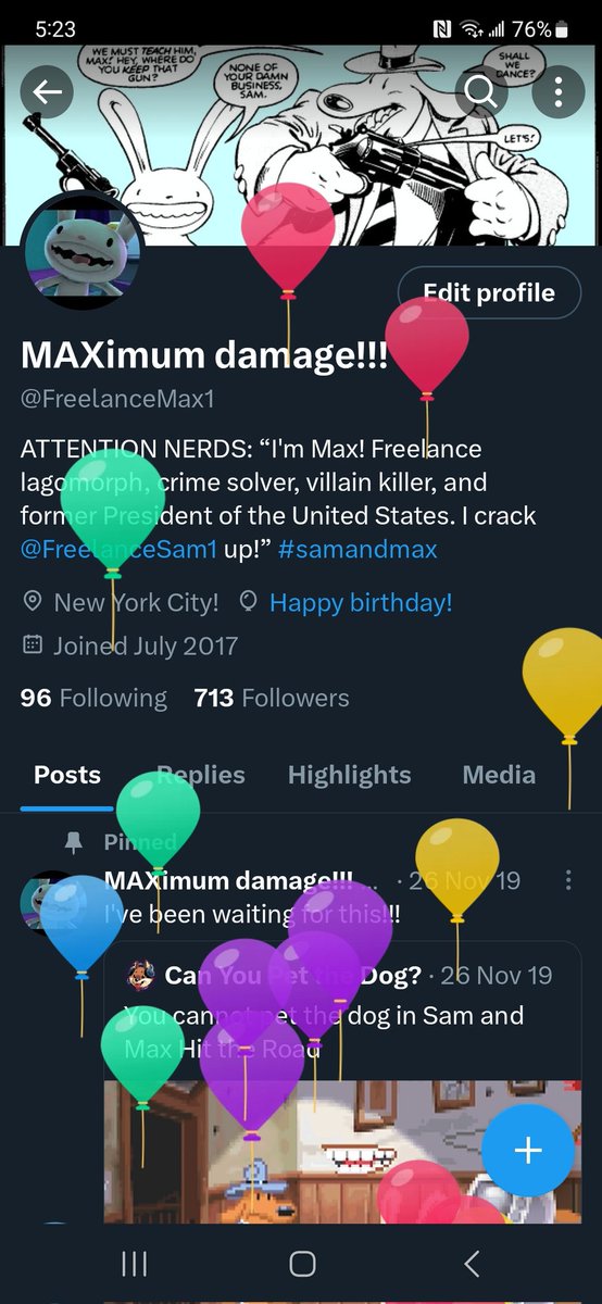 You know today's my birthday....
RIGHT???