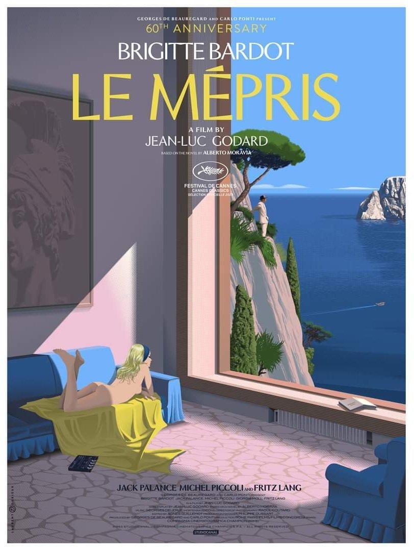 Nunca me cansaré de recomendar ese peliculón de Godard llamado #LeMépris (#ElDesprecio).