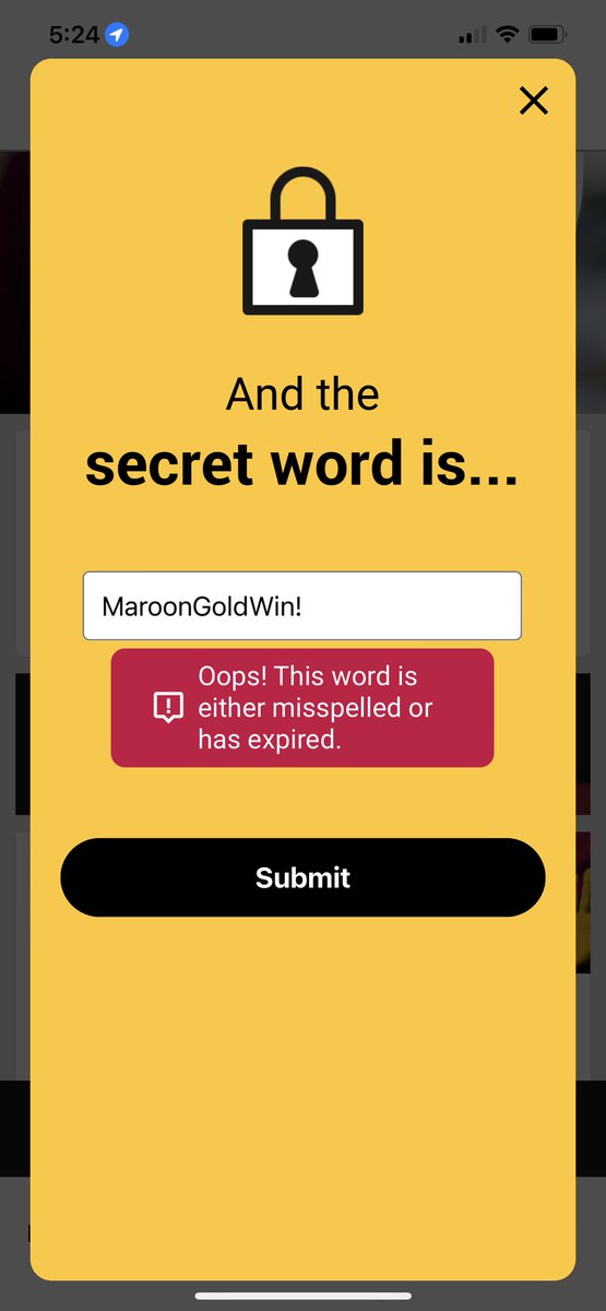 rsparks293's tweet photo. @SunDevilRewards Doesn’t seem to be working https://t.co/Ap2AwIisq1