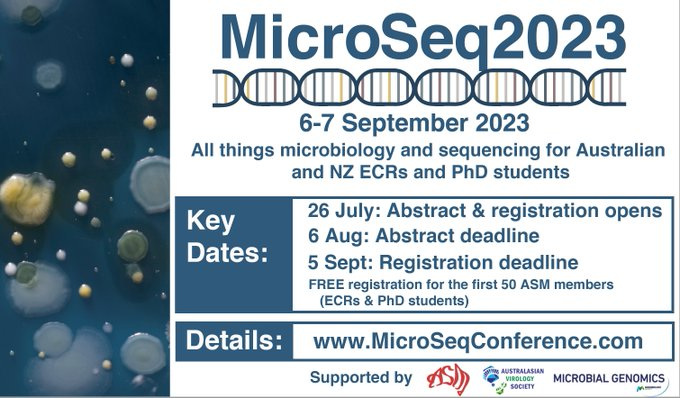 🚨Don't miss out - registration for MicroSeq2023 closes soon! 
MicroSeqConference.com