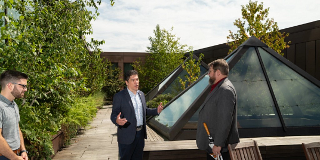 UMassChancellor's tweet image. Many thanks to Dean R. Karl Rethemyer @kretheme and Asst Dean Saulo DePaula in @sbs_umass, Dean Anna Maria Siega-Riz @SiegaRiz, Wouter Hoogkamer #kinesiology in @UMassSPHHS and all the wonderful students, staff and faculty in each for their hospitality during my recent tours.