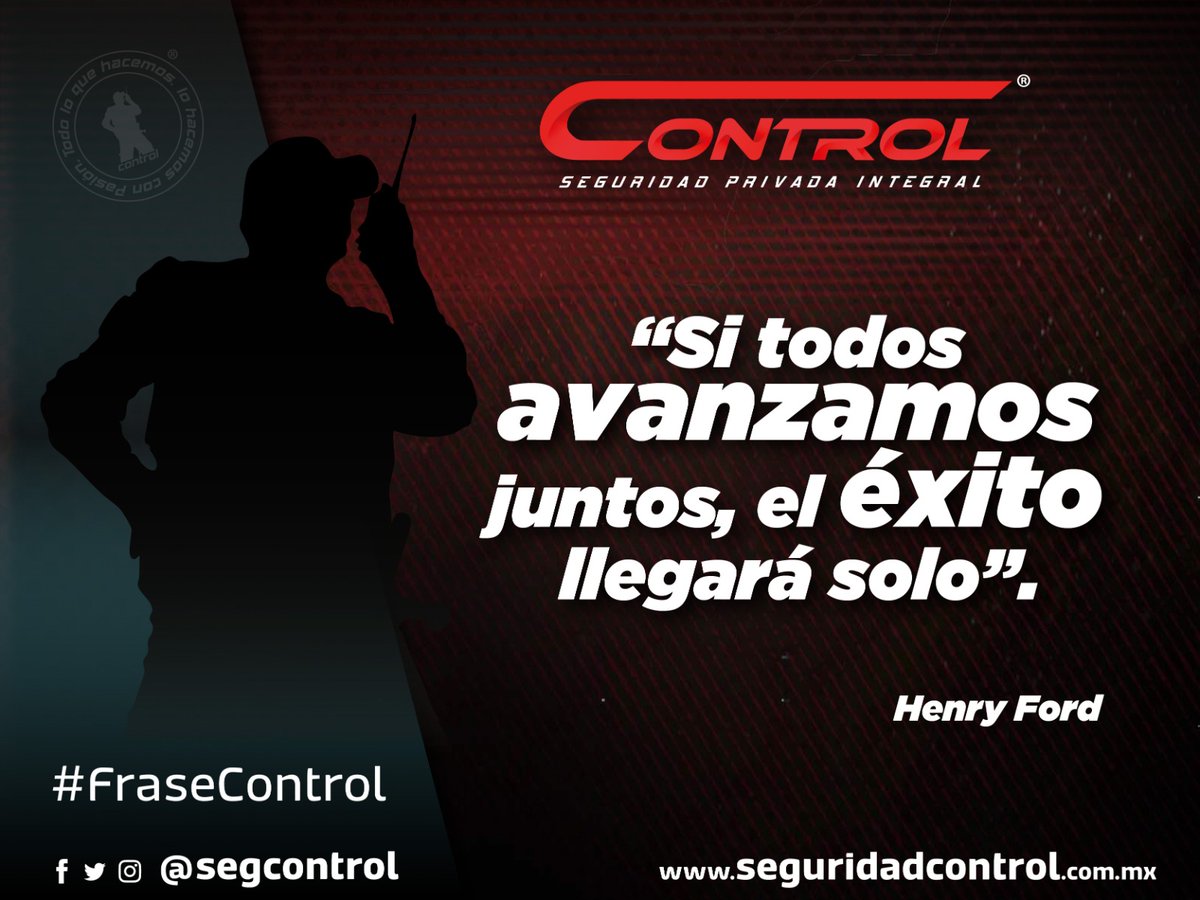segcontrol's tweet image. Ahora es el momento oportuno para ir en búsqueda de nuestros objetivos ¡Vamos #ConTodo!
#FraseControl #YoSoyControl #GuardiaControl #SeguridadControl