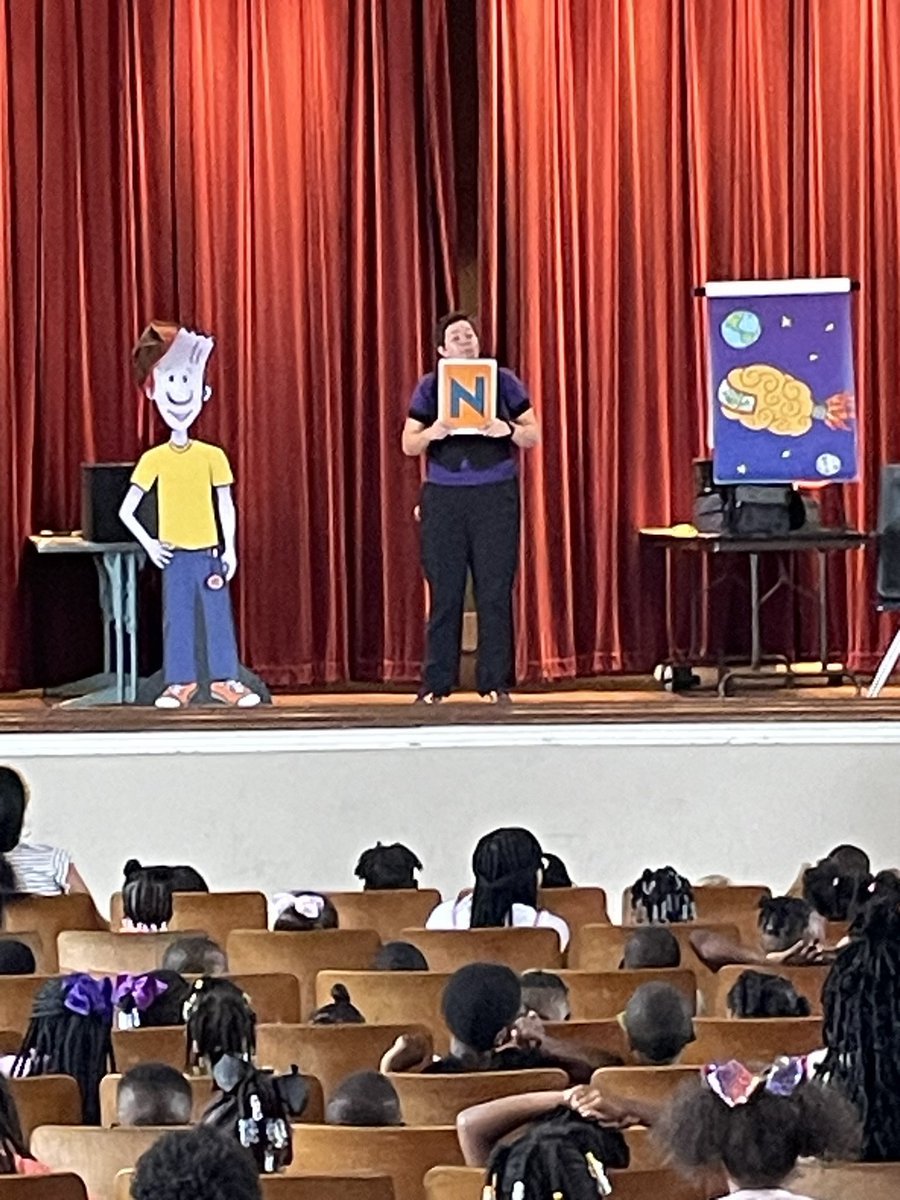FairElementary's tweet image. Thanks so much to Ms. Haley and The Ned Show for teaching Fair students about growth mindset today! #NeverGiveUp #encourageothers #doyourbest #theNEDshow
