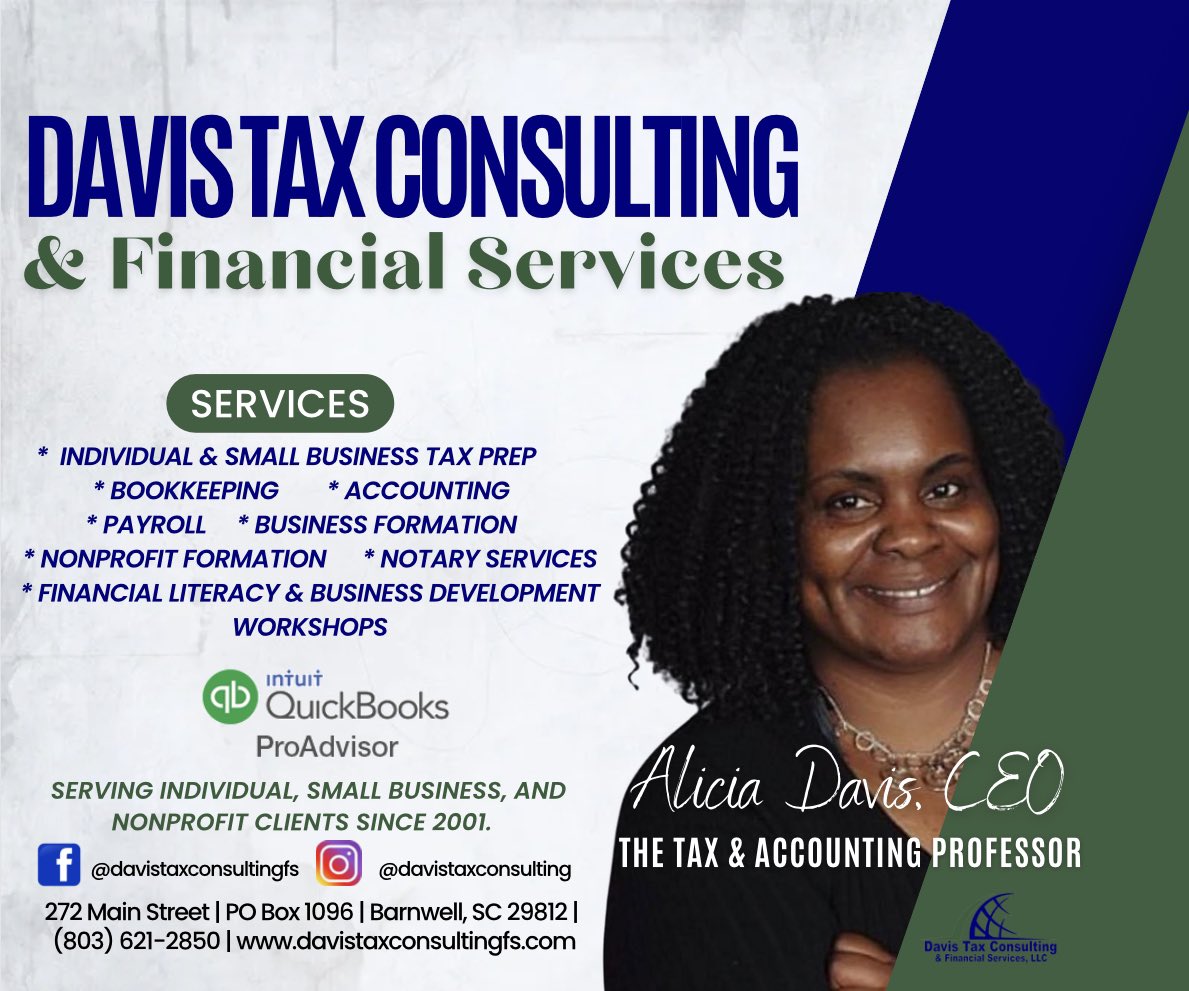 Davis Tax Consulting & Financial Services LLC tweet media