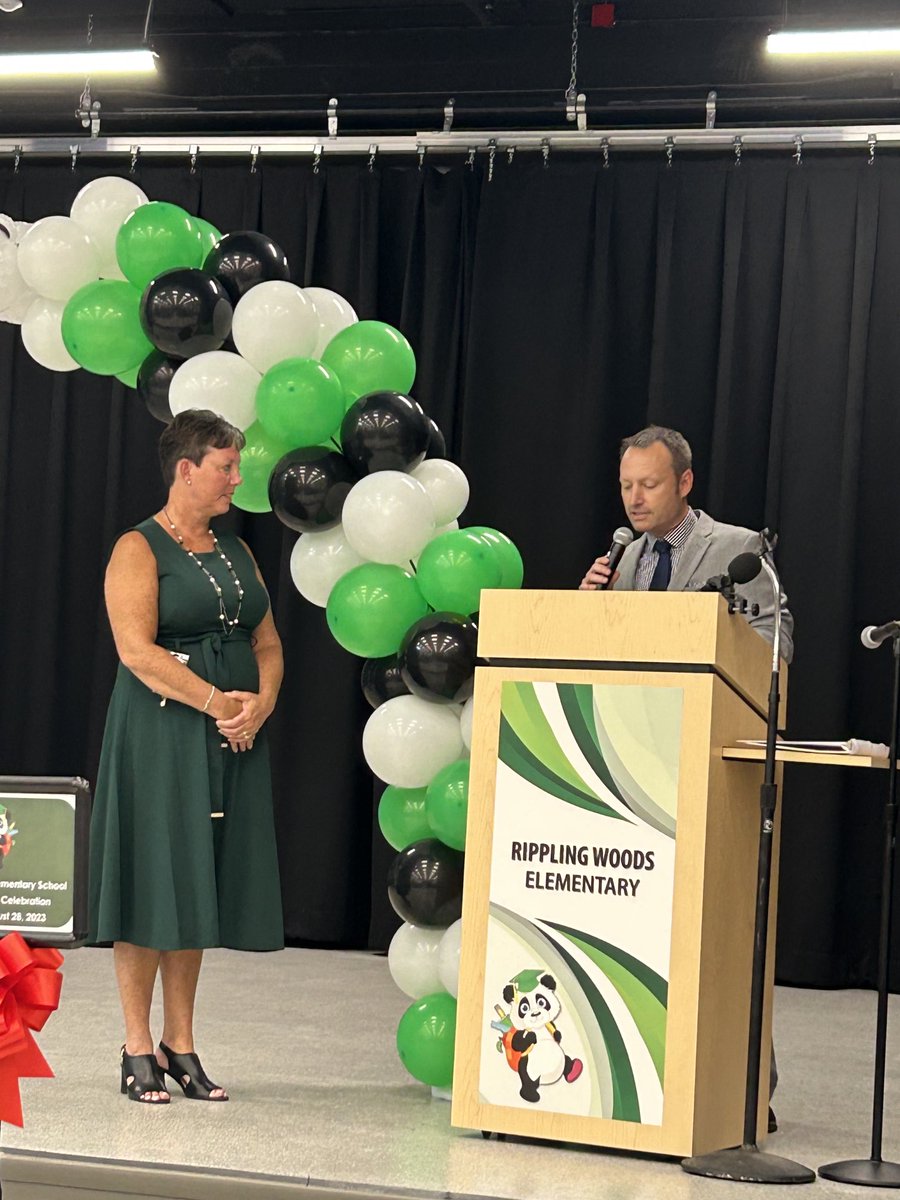 Pure joy and excitement for the Ribbon Cutting at Ripping Woods Elementary! #AACPS Awesome #AACPSBelongGrowSucceed #AACPSFamily