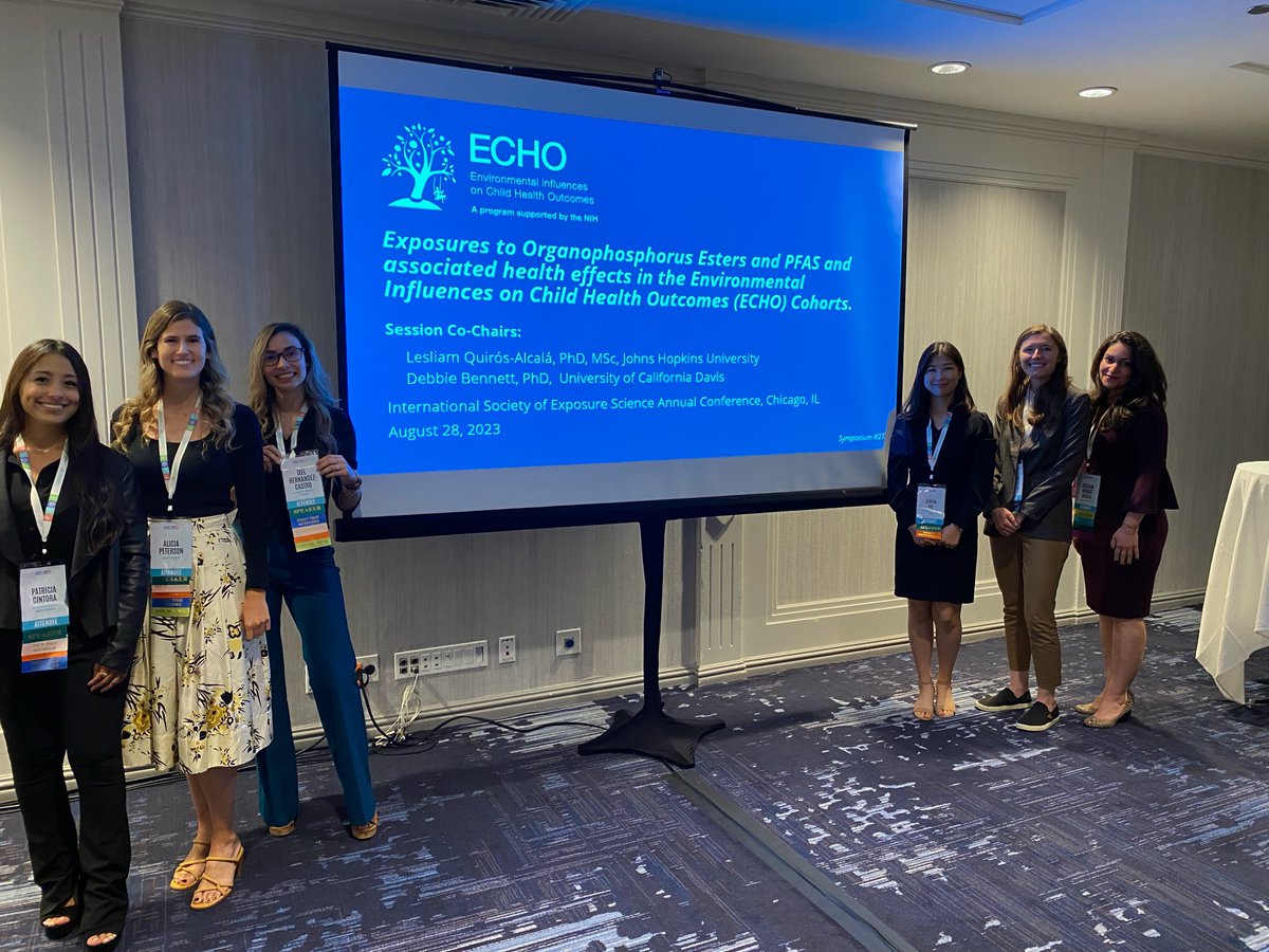 Alicia Peterson, PhD (@draliciakp) on Twitter photo An honor to speak in the #ISES2023 symposium on #OPE and #PFAS analyses in <a href="/ECHOChildHealth/">ECHO Child Health Research</a> chaired by Dr. <a href="/lesliamquiros/">Lesliam Quirós-Alcalá, PhD, MSc</a> and Dr. Debbie Bennett. Fellow speakers: Dr. <a href="/ixelhern/">Ixel Hernandez-Castro</a>, Dr. Jennifer Ames, Dr. Jiwon Oh, Dr. Paty Cintora, & <a href="/DrCatherineB/">𝘋𝘳. 𝘊𝘢𝘵𝘩𝘦𝘳𝘪𝘯𝘦 𝘉 (bsky: drcatherineb)</a> An honor to speak in the #ISES2023 symposium on #OPE and #PFAS analyses in <a href="/ECHOChildHealth/">ECHO Child Health Research</a> chaired by Dr. <a href="/lesliamquiros/">Lesliam Quirós-Alcalá, PhD, MSc</a> and Dr. Debbie Bennett. Fellow speakers: Dr. <a href="/ixelhern/">Ixel Hernandez-Castro</a>, Dr. Jennifer Ames, Dr. Jiwon Oh, Dr. Paty Cintora, & <a href="/DrCatherineB/">𝘋𝘳. 𝘊𝘢𝘵𝘩𝘦𝘳𝘪𝘯𝘦 𝘉 (bsky: drcatherineb)</a>