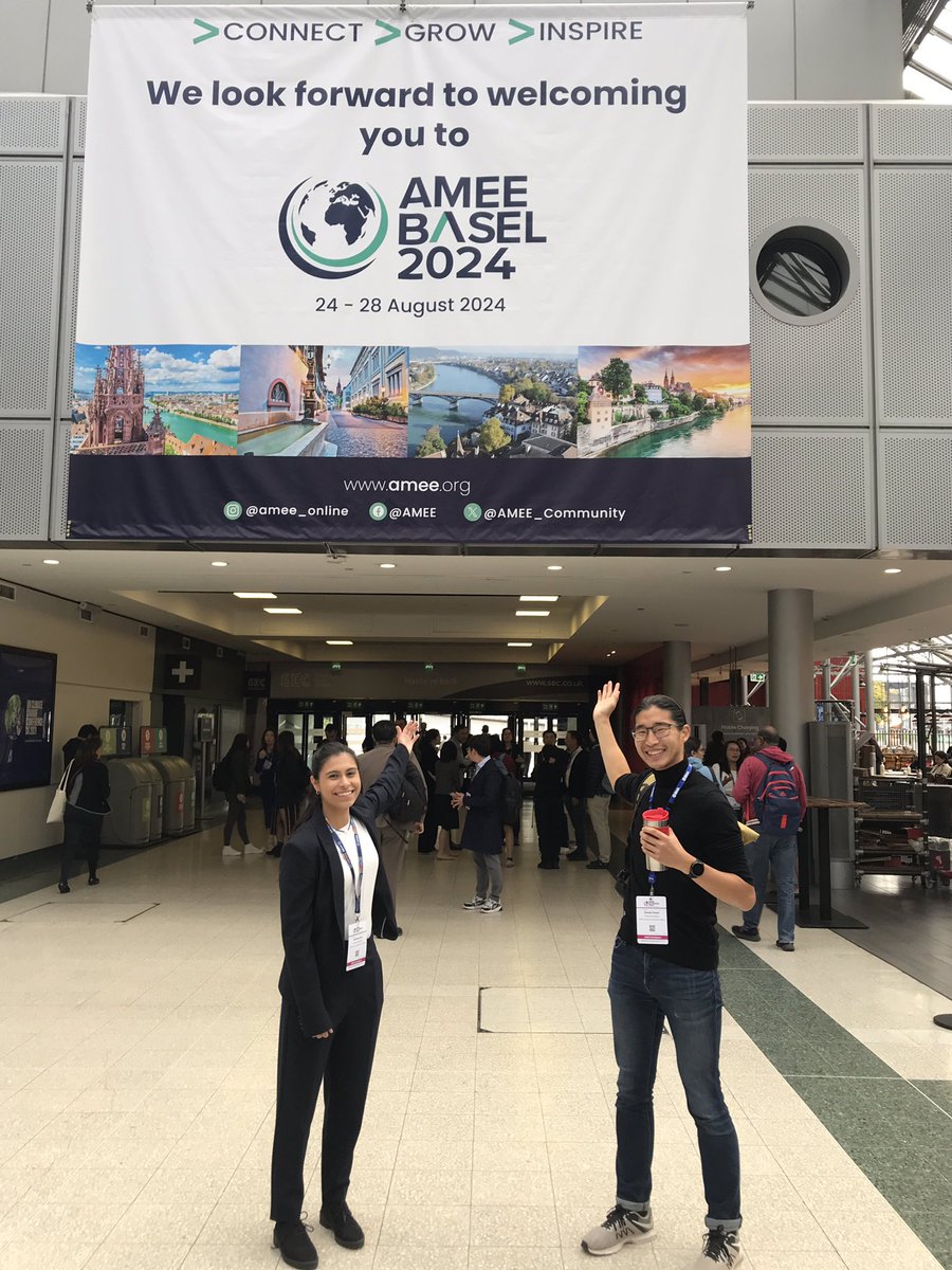 Loving #amee2023 in #glasgow so far!! Will @GlorianaS4 and I be back with some more research next year? Not been to Switzerland before so it’s certainly worth considering!! 😈 #basel
