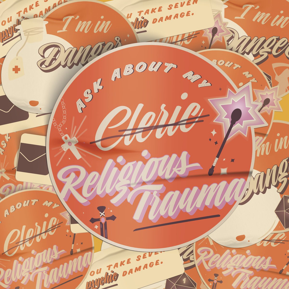 I'm bravely returning to the Nine Hells Of Twitter to remind you that there's less than a day to grab the TTRPG sticker bundle in the current Kickstarter!