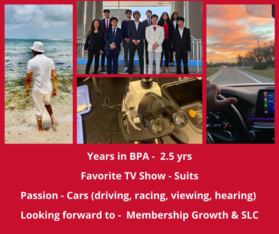 Today we begin introducing your 2023-24 State Officer Team. 

To kick things off we start with your State Parliamentarian from Pine View School, Rushi Patel!