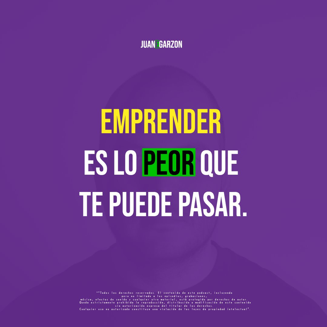 juanegarzon's tweet photo. 🧑🏻‍🦲 MIS 5 RAZONES PARA SEGUIR #emprendiendo 🖐🏻

1. CRECIMIENTO PERSONAL
2. INDEPENDENCIA
3. IMPACTO
4. APRENDIZAJE CONTINUO
5. FLEXIBILIDAD

¡Crear y transformar! https://t.co/MkrD2sCYSQ
