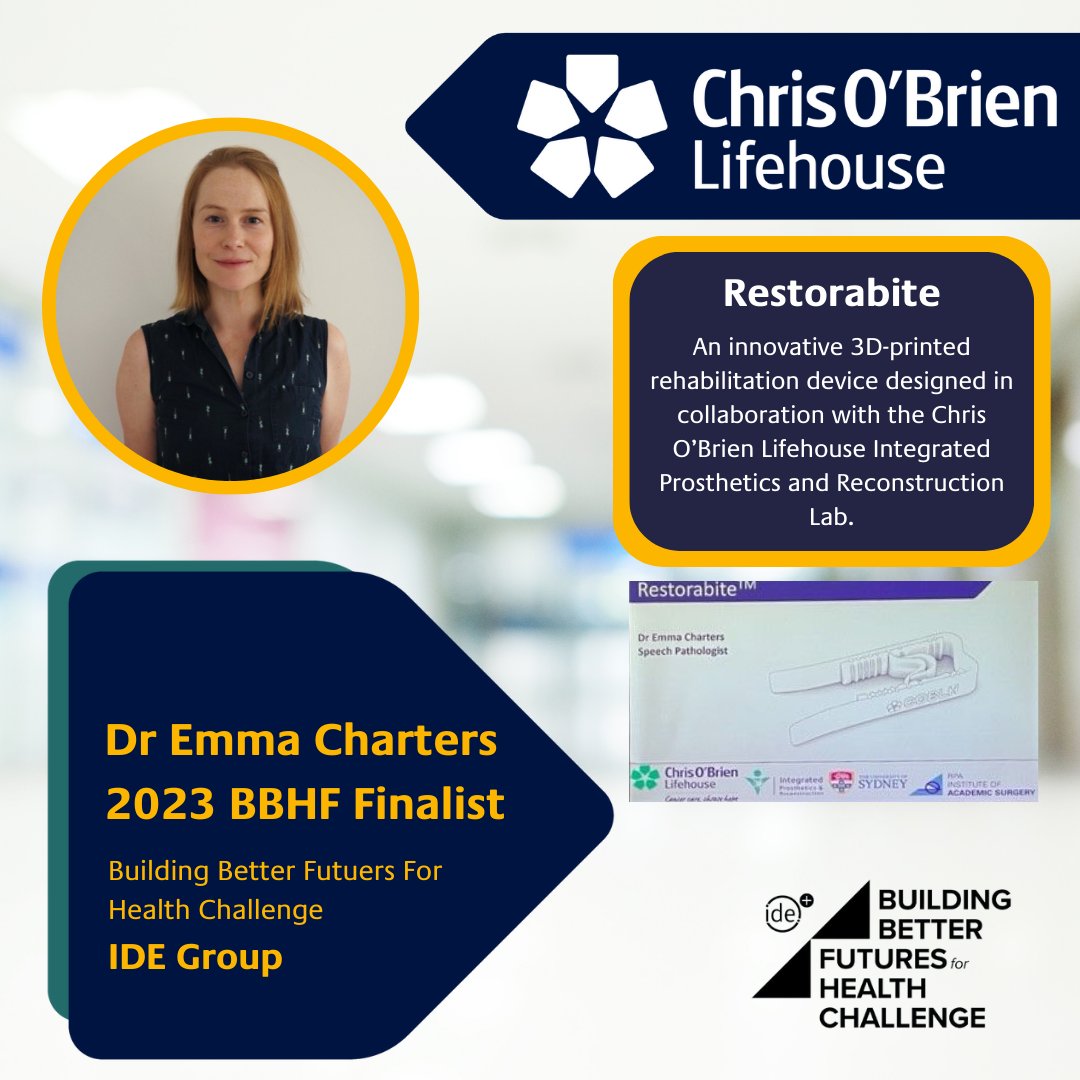 Following her recent win at Sydney Innovation Week's The Big Idea, Chris O’Brien Lifehouse speech pathologist, Dr Emma Charters, has now emerged as a finalist in the IDE Group's Building Better Futures for Health Challenge! This challenge offers a unique opportunity to showcase…