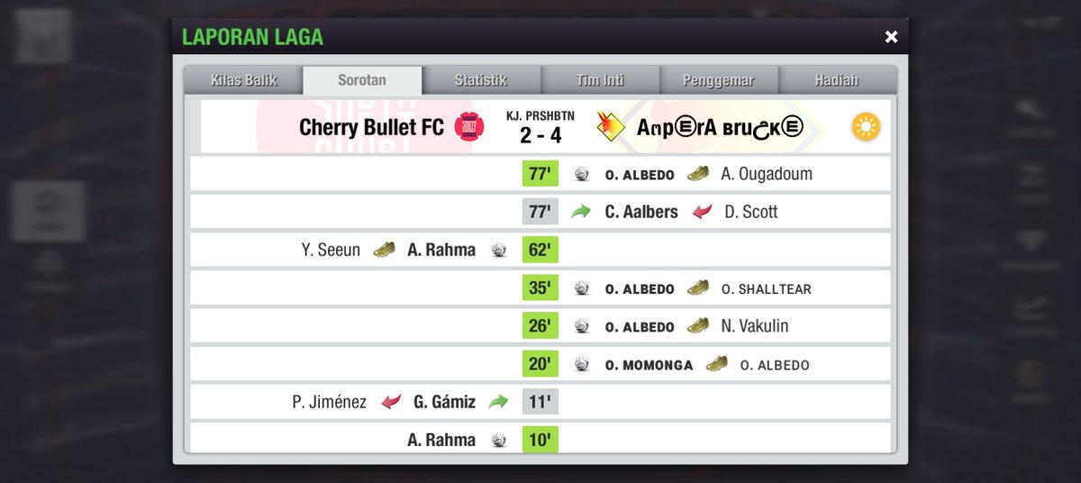 MD3 @Liga3TEI 
FT : <a href="/cherrybullet/">Cherry Bullet (체리블렛)</a> VS @serdaduam