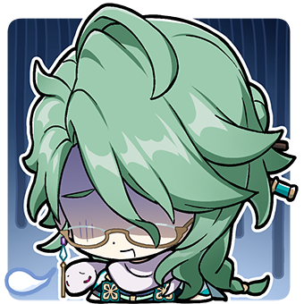StickersGenshin's tweet photo. Baizhu emojis/stickers https://t.co/eMPEaOwvFX