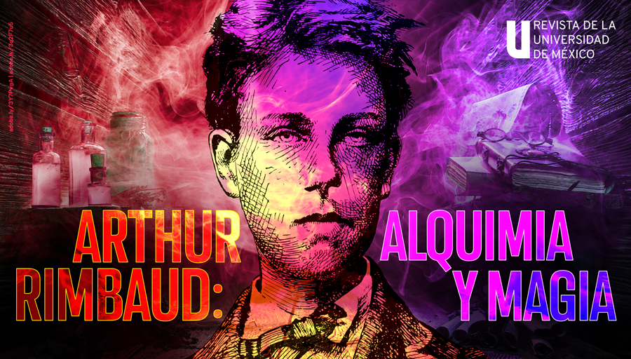 UNAM_MX's tweet photo. Arthur Rimbaud ✍️ encontró en los tratados y diccionarios de alquimia un inagotable repertorio de símbolos y mitos que dieron a sus escritos una nueva dimensión de misterio. Intérnate en las profundidades de su poesía con @revista_unam > https://t.co/Nzj8BDrXJs https://t.co/pVmlbAE2En