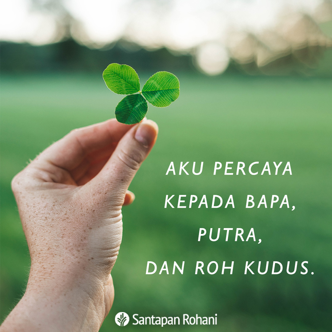 SantapanRohani's tweet photo. Allah Bapa, Anak, dan Roh Kudus, aku menyembah-Mu sebagai satu Allah yang berkarya bersama untuk mencurahkan kasih dan keselamatan kepada seluruh umat manusia.

#santapanrohani https://t.co/qwTw5ze8XU