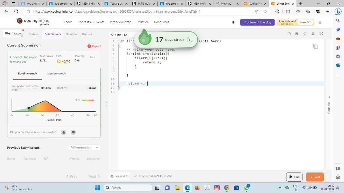 VikasDi42792468's tweet photo. Day 17 of #NinjaSlayground ✅

#CodingNinjasOff
@CodingNinjasOff 
@drinkslaycoffee https://t.co/ul1PTRGI5d