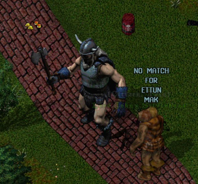 UO_FOREVER's tweet photo. This brave ettin thinks it can take on Thormar. Good thing back up is coming!
#UltimaOnline #UO #retrogaming #flashback #retro #pcgaming #mmorpg #OldSchoolGaming #Videogames #RetroVideogames #RPG #DungeonsAndDragons #MMOG #ClassicMMORPG #FantasyGaming #Nostalgia https://t.co/oDZD3Jeevu