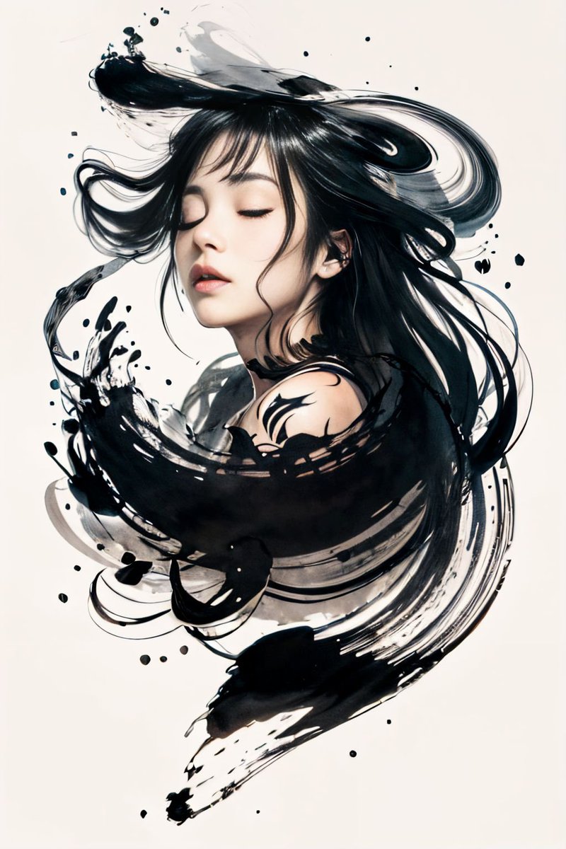 Novafly's tweet photo. 不會畫沒關係，AI會幫你⋯⋯
#inkart https://t.co/JtAfzzvb4g