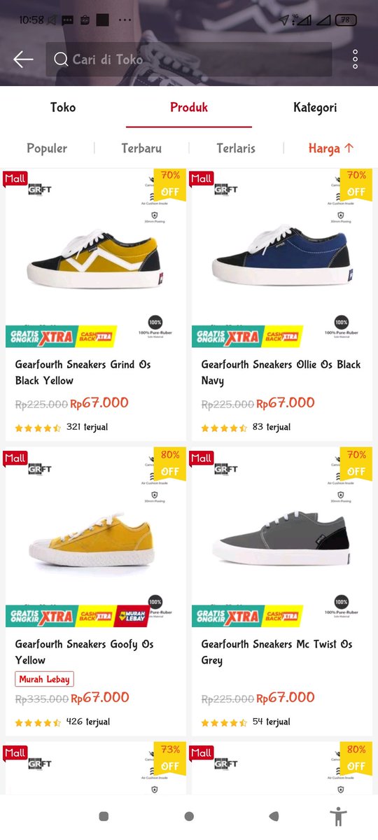 SNEAKER GEARFOUTH sedang D1sk0n hingga 70%, 😱😱 👇
⭐ produk shopeemall 
🔗 shope.ee/AK7xgNEcIJ
.
.
Paspampres . Jokowi . Selasa . #Gempa . Kalsel . #ZeeLetter .