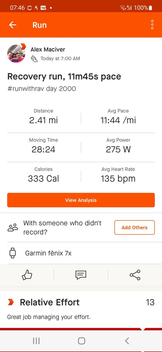 alexmaciver2000's tweet photo. Well that was up there with the hot ones, my little recovery run for @ravbillan day 2000 celebration run #runwithrav https://t.co/K0yiDh3wbF