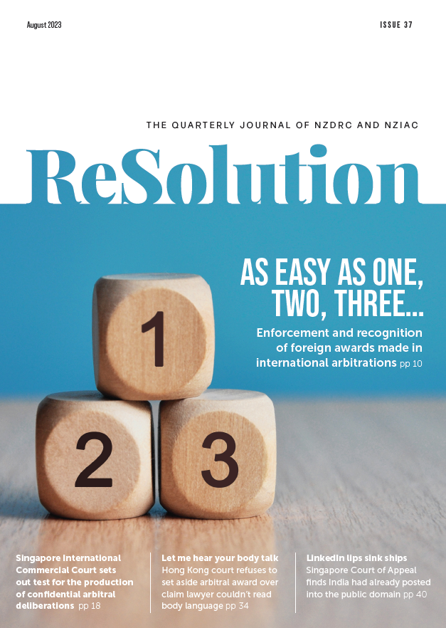 NZIAC_ArbMed's tweet photo. ReSolution issue 37 is out now! Click below to get access for free!  

https://t.co/B3F2HvACKH

#Blogs #Publication #Dispute #Legal #DisputeResolution #NZIAC https://t.co/aeIjhQKSno