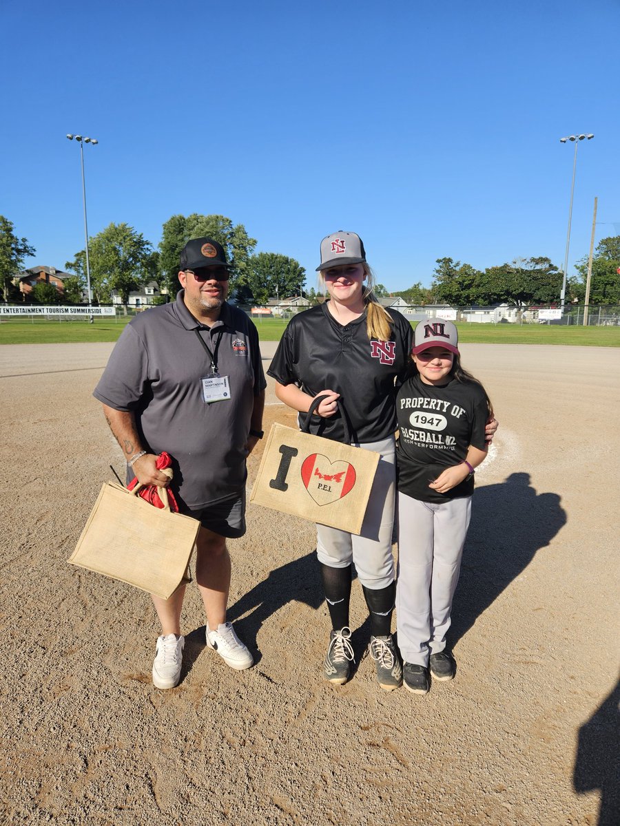 NLGirlsBaseball's tweet photo. Not the outcome we wanted but a great weekend for our program overall!
Pikey threw a gem and hit a π£ in her final 16U game
Player of the Game π
Lauren Pike
True Sport Player of the Game π€
Sophie Martinson (the world's best bat girlβοΈ)
#BCanNats23 https://t.co/R57THLVzGI