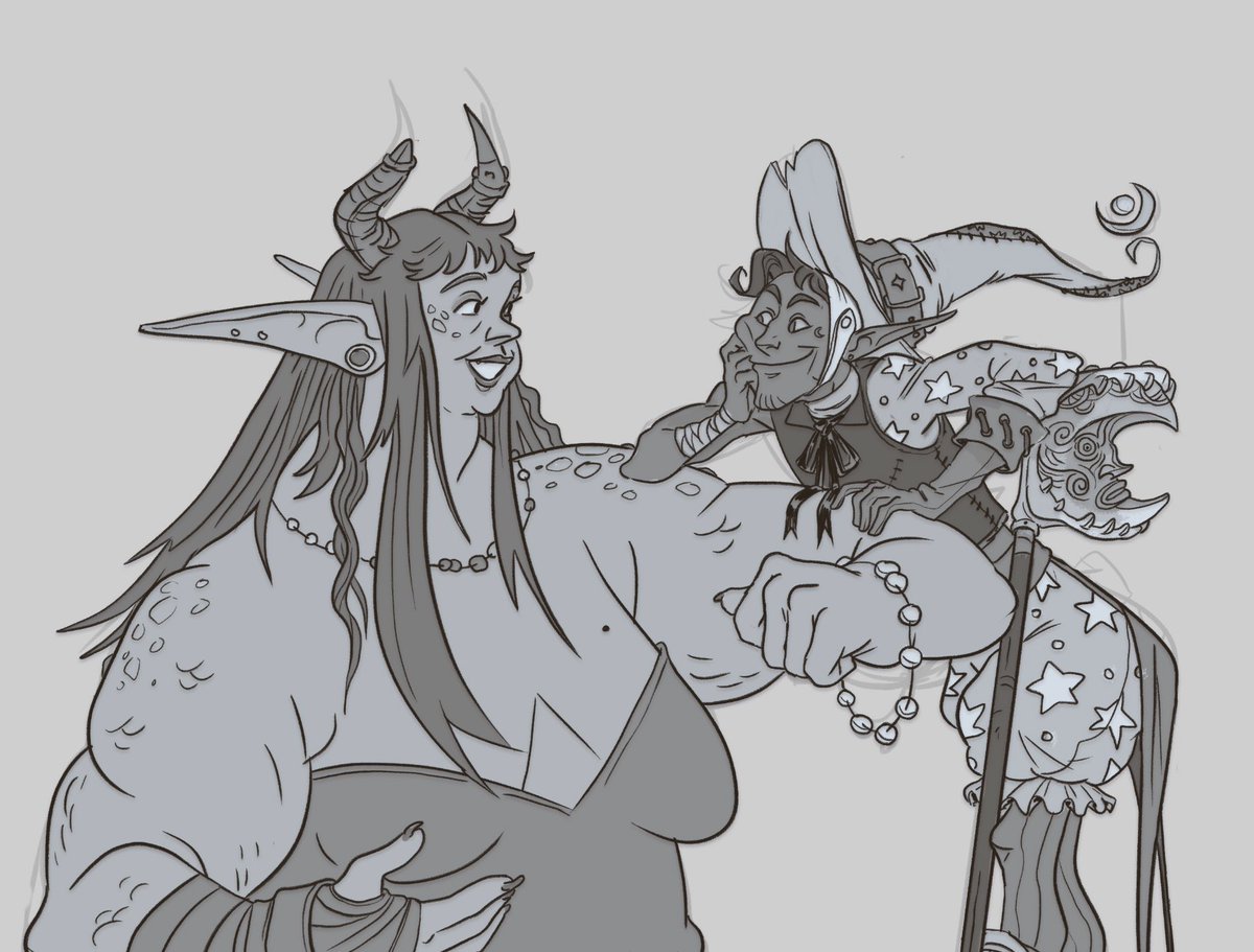 Some Scribbles as I await Baldurs gate 3 to come out to PlayStation this week be