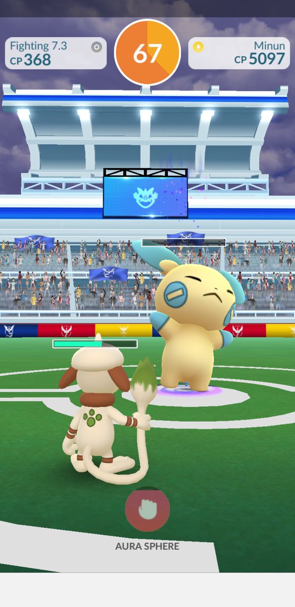 SmeargleRules's tweet photo. #Minun was ground down by Team #Smeargle and then finished off by a strong fighter. https://t.co/ovWzBvnLh9