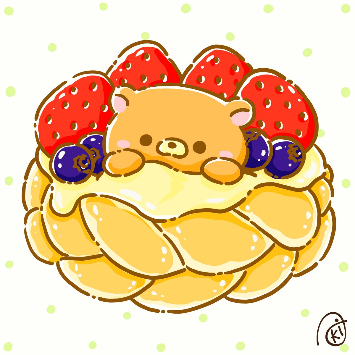 ラプンツェルブレッド！

#イラスト #お絵描き #くま