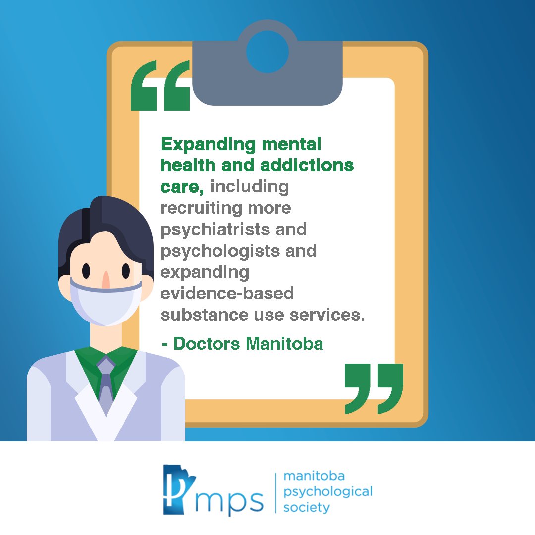 Explore Doctors Manitoba's valuable insights through their article “Doctors Offer Prescription for Improving Health Care.” Find out their recommendations for expanding mental health and addiction care. Read the full article here: doctorsmanitoba.ca/news/doctors-o…
