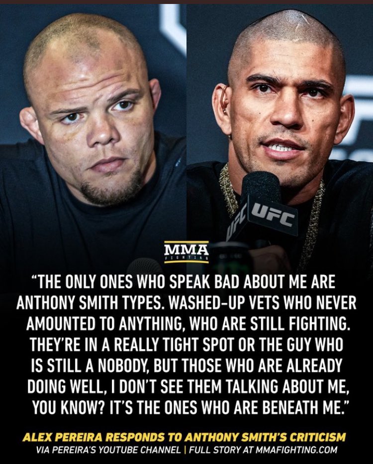 I doubt Anthony Smith responds to this cause, it’s embarrassing and fuckn FACTS. 🤣 #UFCSingapore