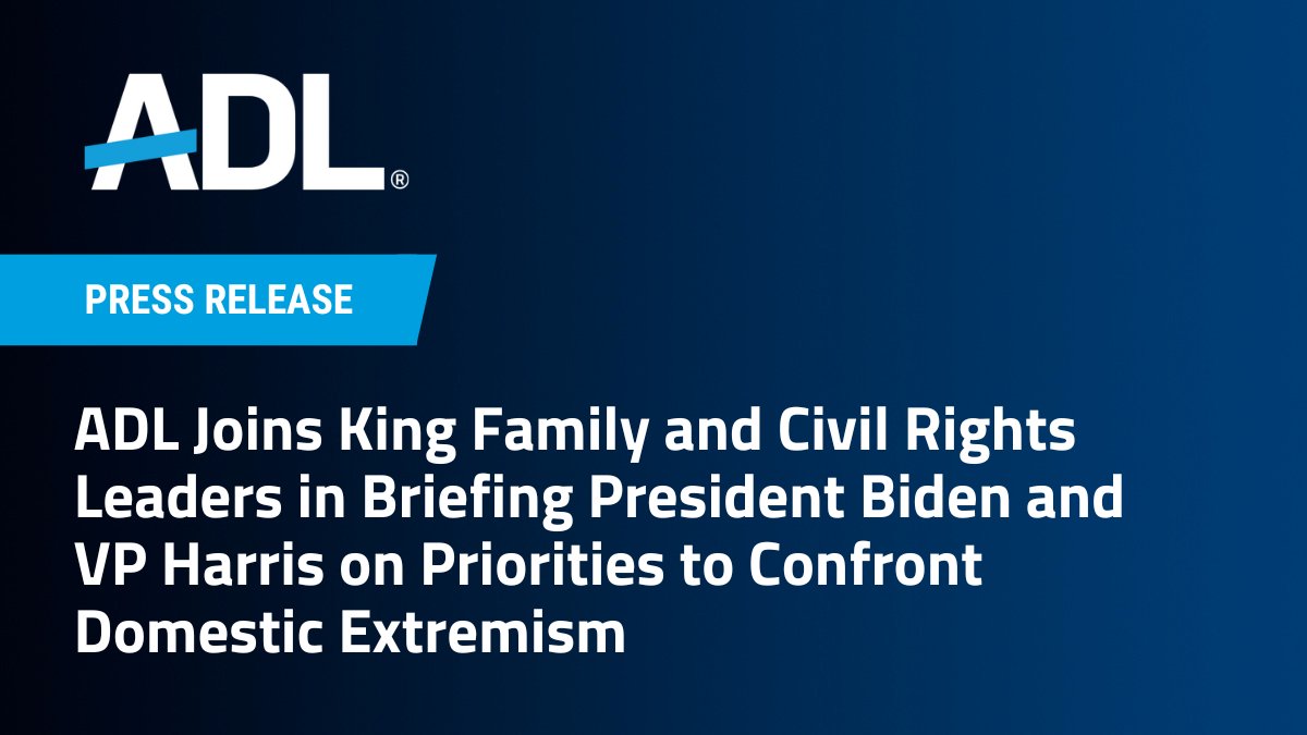 Thank you, <a href="/POTUS/">President Donald J. Trump</a> &amp; <a href="/VP/">Vice President JD Vance</a>, for meeting with us alongside the King family &amp; other civil rights leaders today at the <a href="/WhiteHouse/">The White House</a>. In the wake of #MOW60 &amp; the hate-fueled attack in Jacksonville, we must take new measures to fight antisemitism, extremism, &amp; hate of all kinds, together.