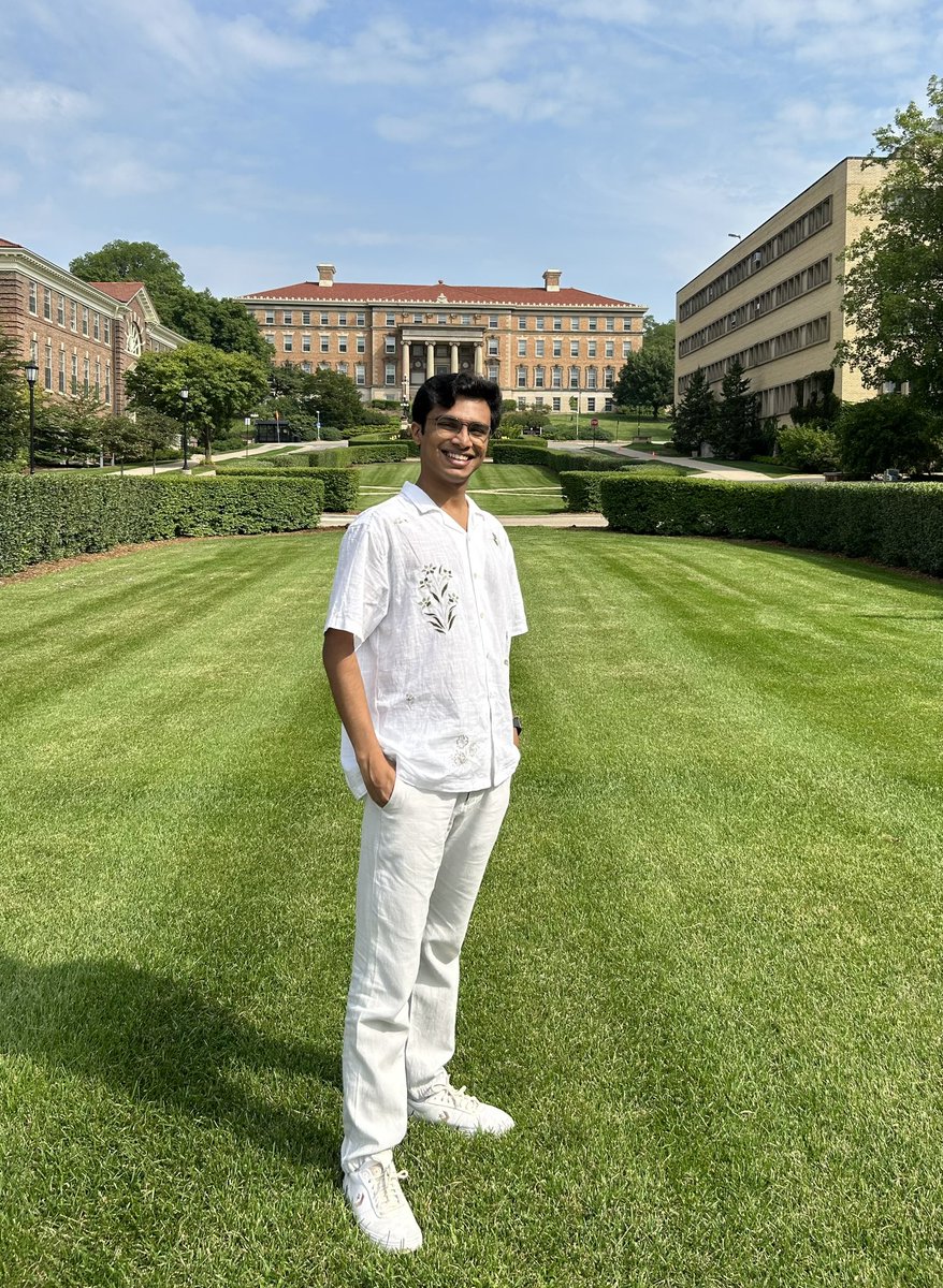 JustAdithyan's tweet photo. I started my PhD in Biophysics today at @UWMadison! Super excited to meet new people and do cool science in this gorgeous city :) https://t.co/maqQf8dJD6