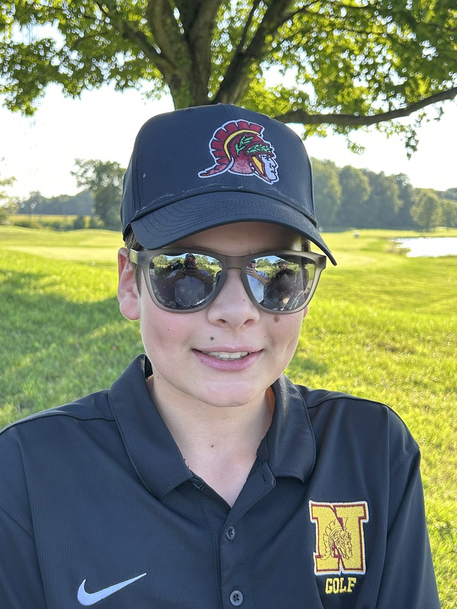 Solid performance for the Warriors Varsity team tonight shooting a Team score of 165 in a victory over Dublin Scioto.  The Warriors were led tonight by freshman Carson O’Korn with a 39.