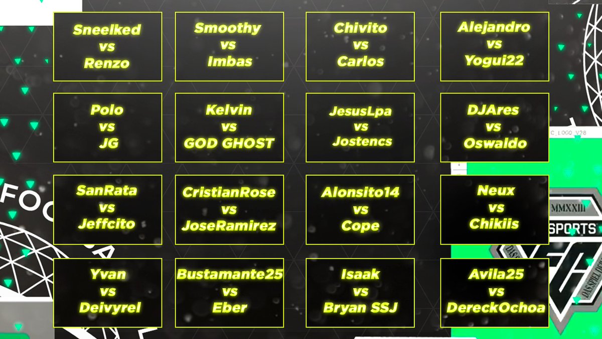 Ronda de Eliminación de 128🔥
64 jugadores clasificaran a Fase de Grupos de la Copa América o Eurocopa🏆
Suerte a todos!!
<a href="/ADRIANEF_OF/">ADRIANEF</a> @jesus_lpa <a href="/legas1710/">L E G A S</a> <a href="/NeuxFM/">Neux</a> <a href="/nitrofm7/">Nitro Fm🐲</a> @ChelseaFc__Lat <a href="/_TioGabriel_/">Tio Gabriel</a> <a href="/PADRINOFM/">PADRINO FM YT (CR72505)🇪🇨</a> <a href="/Yvan_Manya_10/">Yvan Gonzalez</a> <a href="/Alexizdahring/">Dahyuni hekki</a> <a href="/KodiSSJ/">Kodi</a>

Diseño de @Fabriciope6🌠