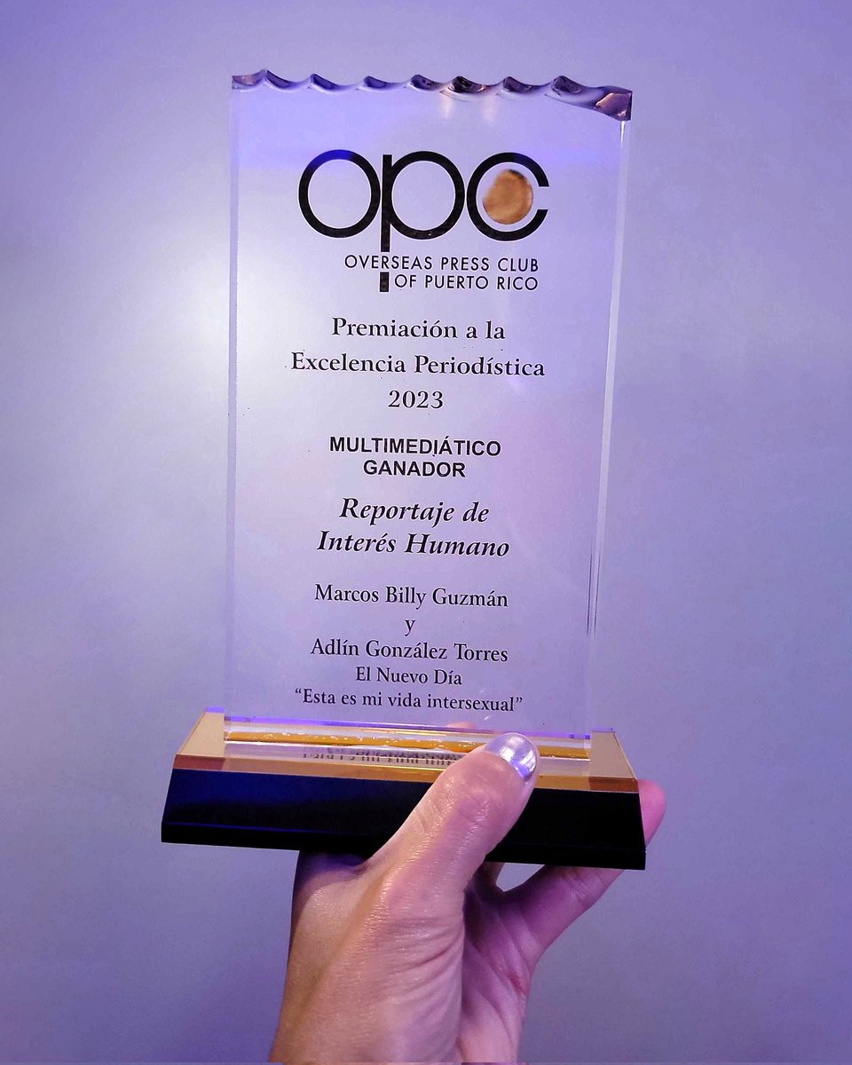 En la vida, nuestra voz puede ser tan poderosa. Úsala para construir caminos, como Leslie Oquendo, una joven valiente, protagonista del reportaje "Esta es mi vida intersexual", reconocido ahora con el Premio a la Excelencia Periodística q otorga el Overseas Press Club. ¡Gracias!