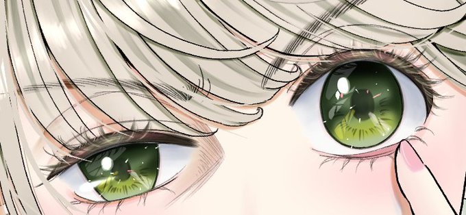 「目だけでフォロワーさんを惚れさせる」 illustration images(Latest))