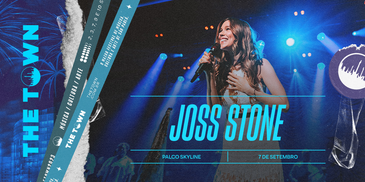 todo mundo pronto pra cantar L-O-V-E com essa perfeição aqui no dia 7-set? 😍 você tem 10 dias pra se preparar! 

welcome, <a href="/jossstone/">Joss Stone</a> 💙 we're gonna make history together! The Skyline is your #JOSSnoTheTown #TheTown2023 #IssoÉTheTown