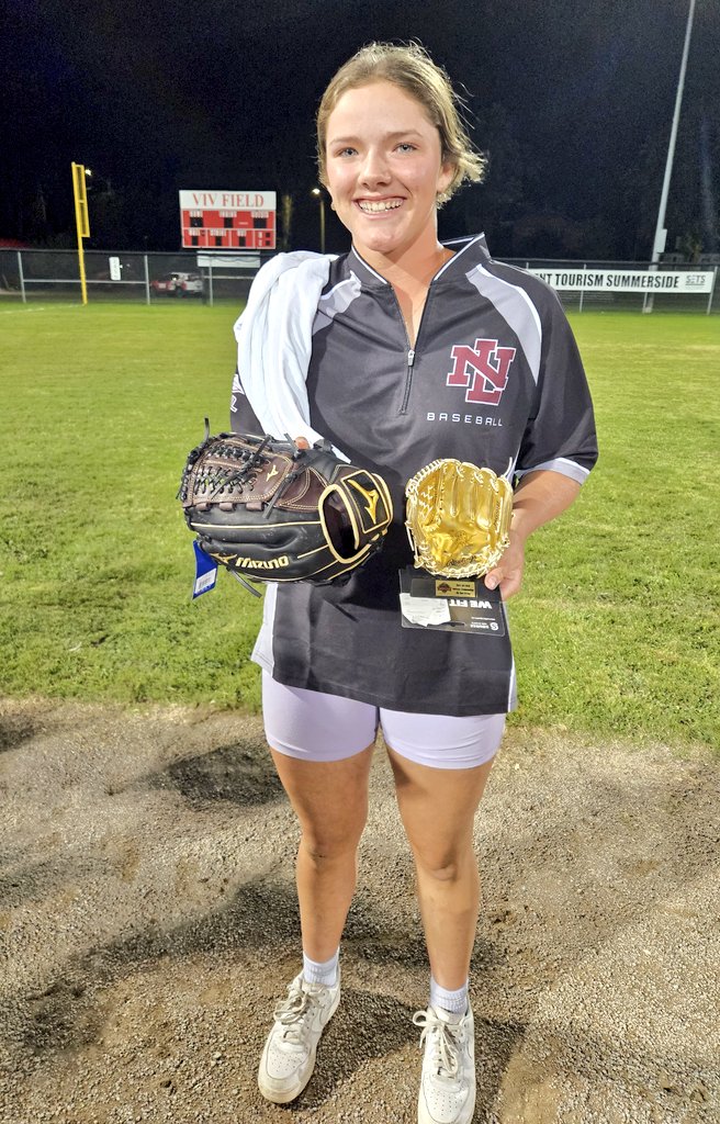 NLGirlsBaseball's tweet photo. We are so proud of our squad for finishing 4οΈβ£th in the country!
Shout out to our own @jaidalee23 for being the tournament top pitcher and @baseballcanada top defensive player of the event π
Special thanks to our friends and family in PEI and back home for all the support! https://t.co/KdoNesvmtR