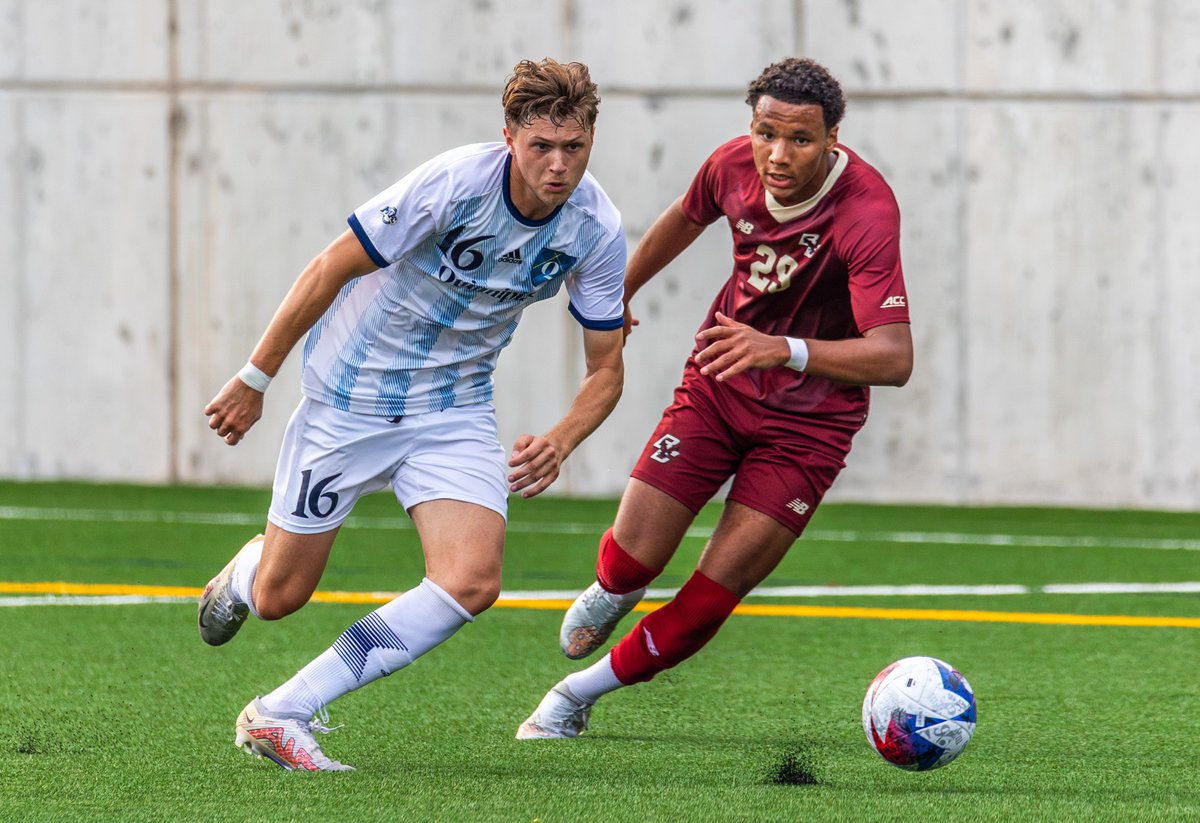 peytonmck's tweet photo. The Bobcats beat @BC_MSoccer 3-1 today to secure their first victory of the season.

@QU_MSOC

📸 for @QUChronicle | @QUChronSports https://t.co/HnaiA7eB6c