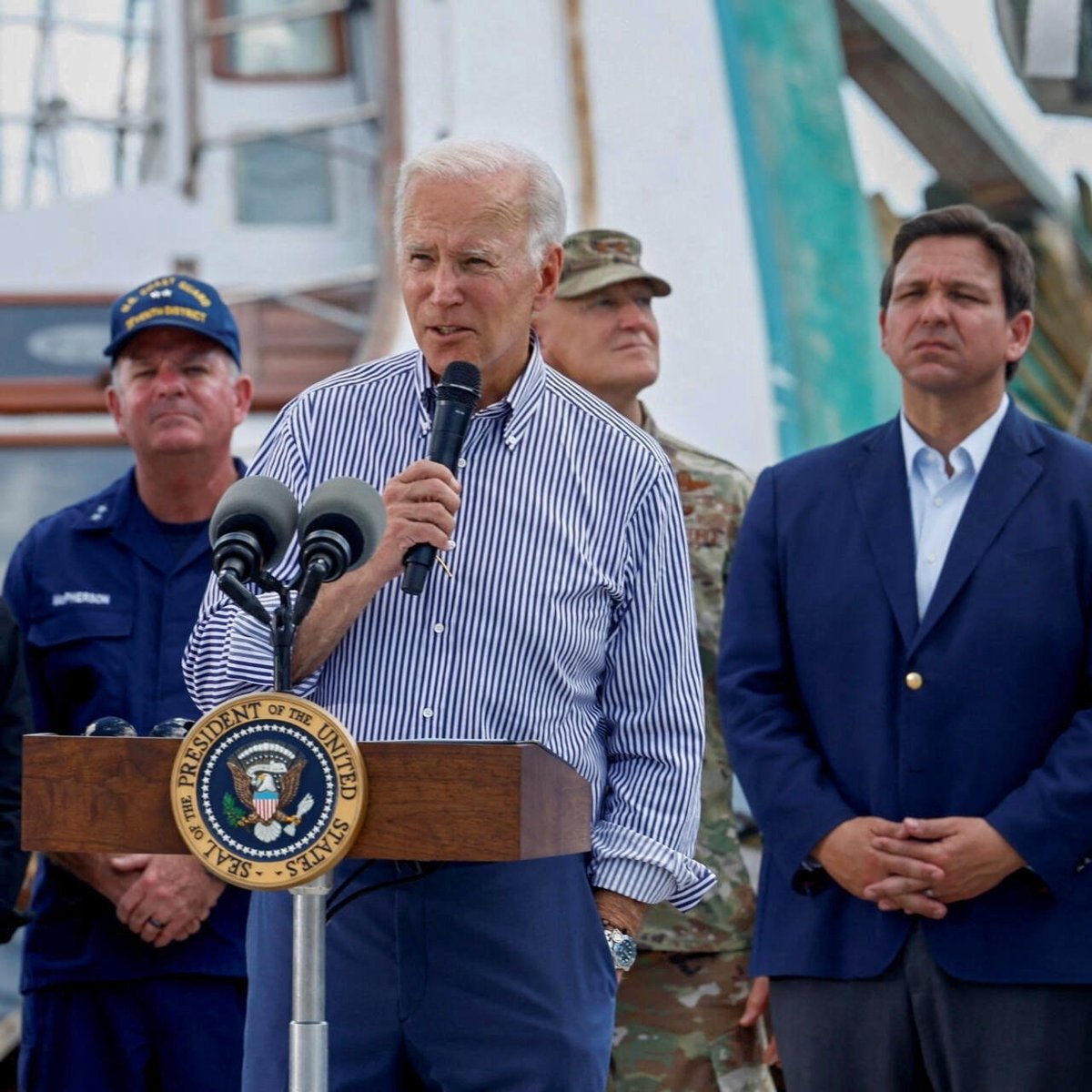 🚨 President Biden has called Governor Ron DeSantis to inform him that he has approved an Emergency Declaration for Florida AHEAD of Hurricane Idalia.

Further, President Biden has ordered FEMA to PRE-DEPLOY personnel and assets and vowez that Florida has his  full support as