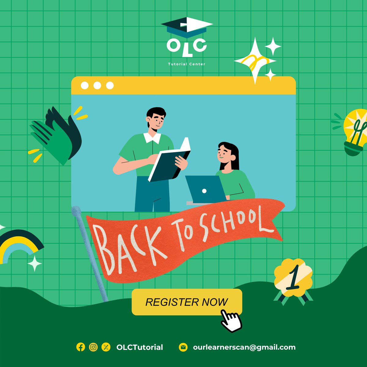 OLCTutorial's tweet image. 🎉📚 Limited Slots Alert! Gear Up for Academic Success with OLC Tutorial Center! 📚🎉

Embrace the Back-to-School Season by seizing the opportunity to secure your child&apos;s spot for e-learning excellence🌟 

bit.ly/3sgGmXj

#Tutorial #Tutoring #BalikEskwela