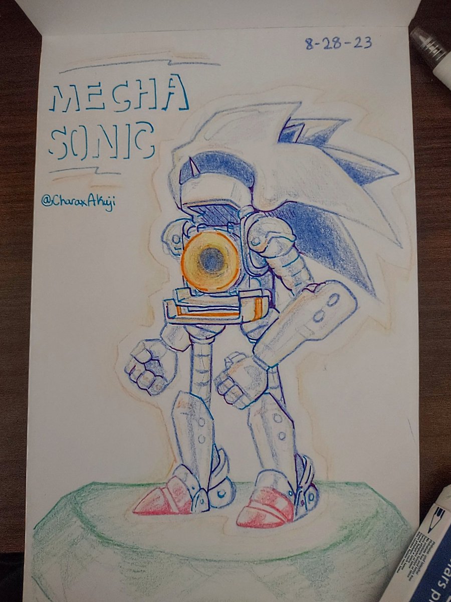 Mecha Sonic from Scrapnik Island #mechasonic #scrapnikisland #idwsonic