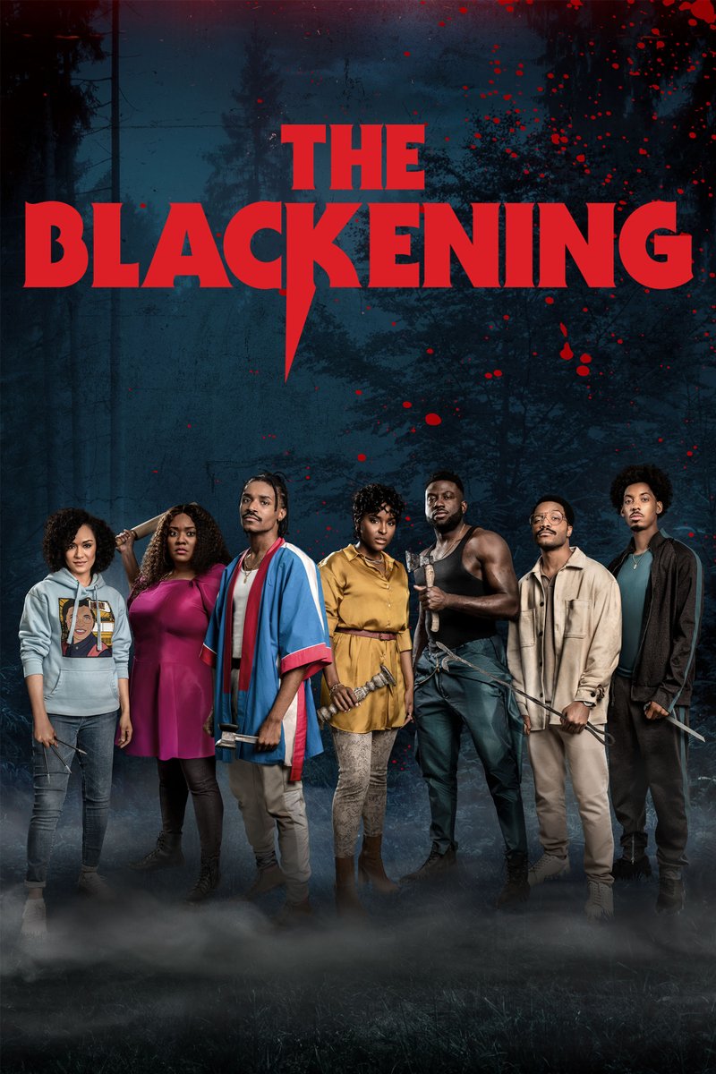#CogecoOnDemand 🎬 | The Blackening is available on our video-on-demand! A group of friends will have to use their knowledge of street codes and horror movies to escape a killer out for revenge... Can they pull it off? 😱🍿