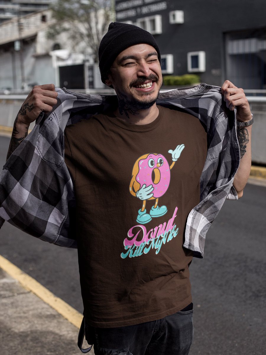 MintyFreshCa's tweet photo. Introducing the 'Donut Kill My Vibe' tee - guarding your good mood and sugary sanity at all costs. Join the resistance against vibe killers! 💪😤 #VibeProtector #SeriousAboutDonuts #Donut #zerotoleranceforvibesgonewrong https://t.co/MrnhzfBZvu