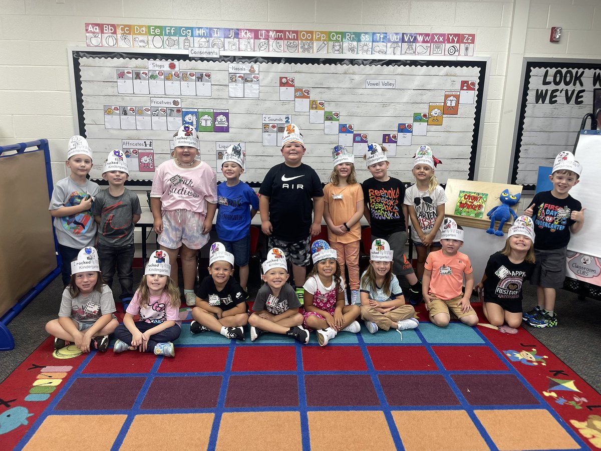 vwecc's tweet photo. What an AWESOME first day of school! Kindergarten spent their day playing, learning, reading, and having fun! Here’s to a great year! 
GO COUGS!❤️🐾 https://t.co/ypRfIUNtT1